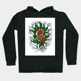 Chicken Fish Abstract Hoodie